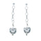 Navajo Sterling Silver Bead Post Dangle Earrings X10936